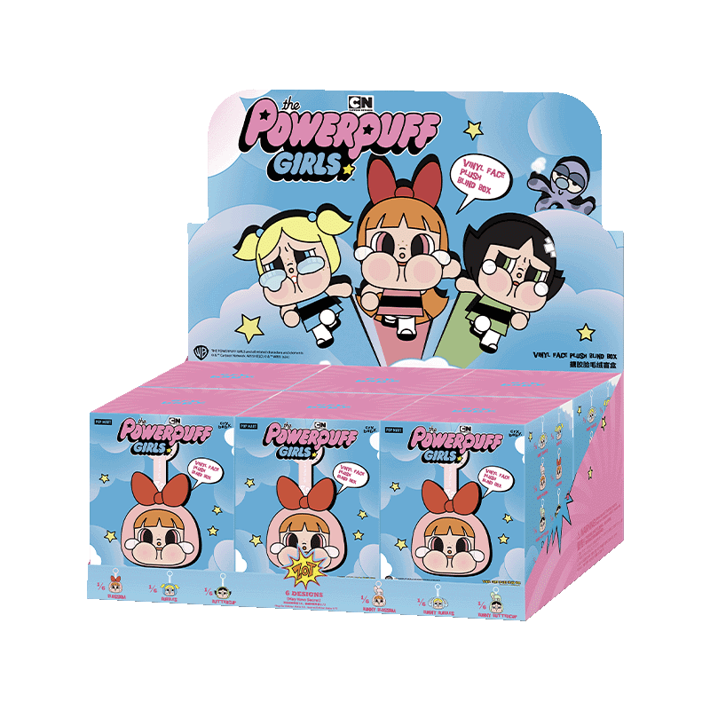  CRYBABY × Powerpuff Girls Series-Vinyl Face Plush Blind Box