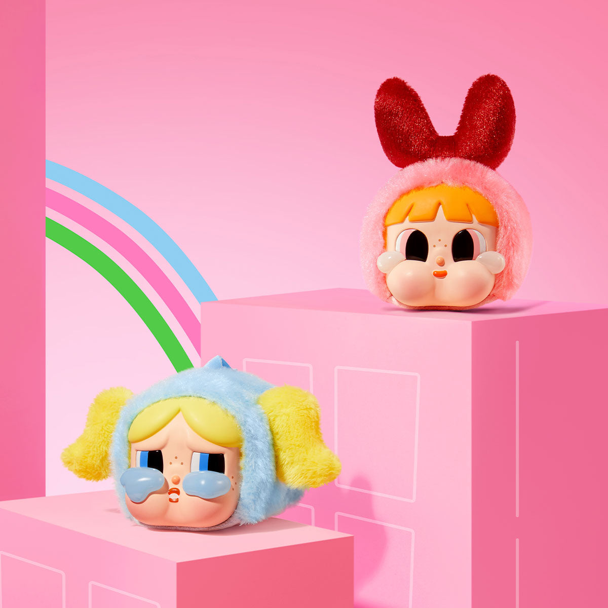  CRYBABY × Powerpuff Girls Series-Vinyl Face Plush Blind Box