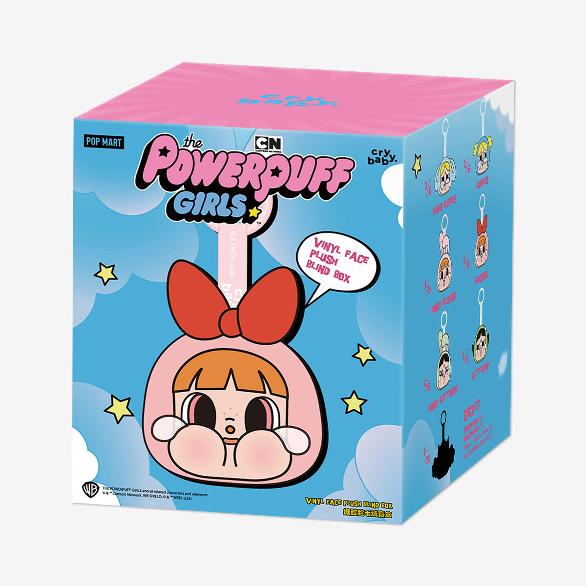  CRYBABY × Powerpuff Girls Series-Vinyl Face Plush Blind Box