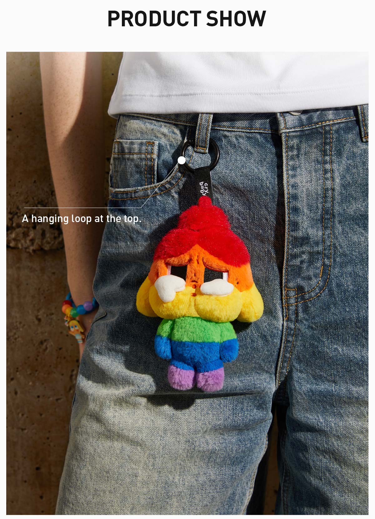  CRYBABY CHEER UP, BABY! SERIES-Plush Doll Pendant