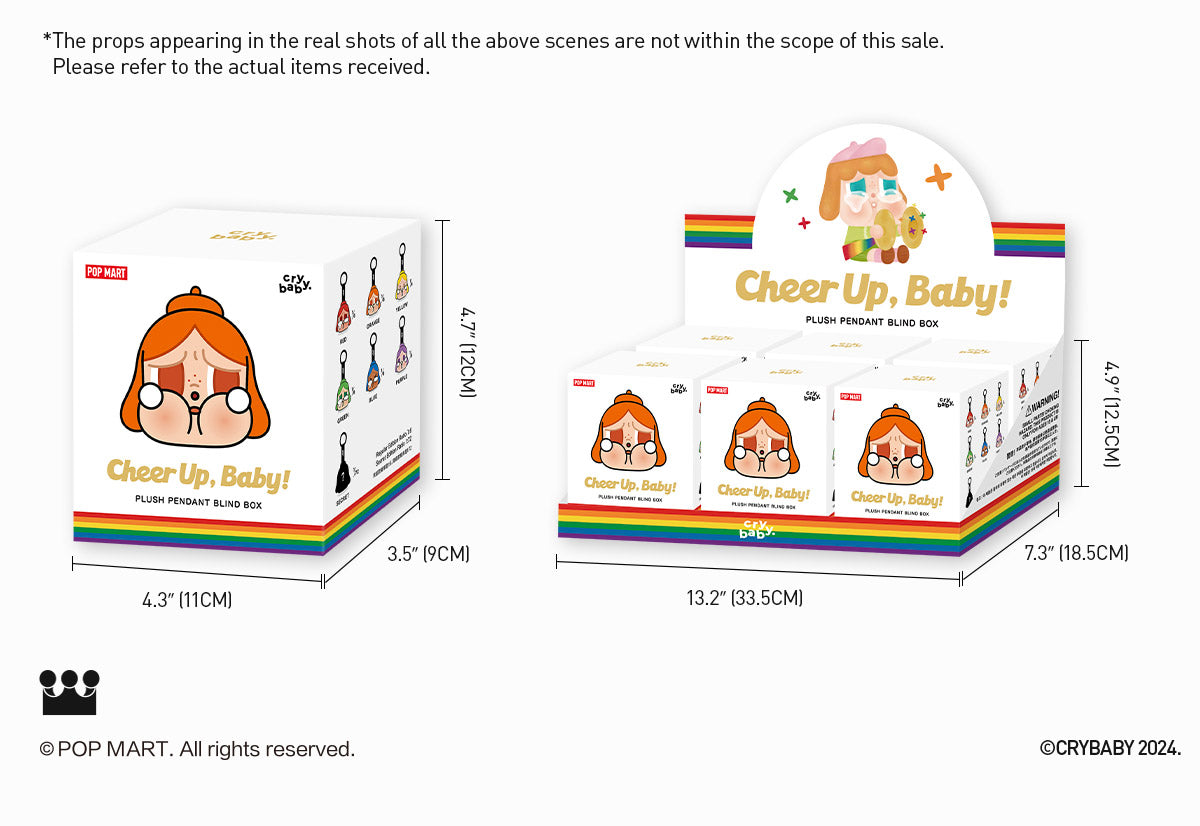  CRYBABY CHEER UP, BABY! SERIES-Plush Pendant Blind Box