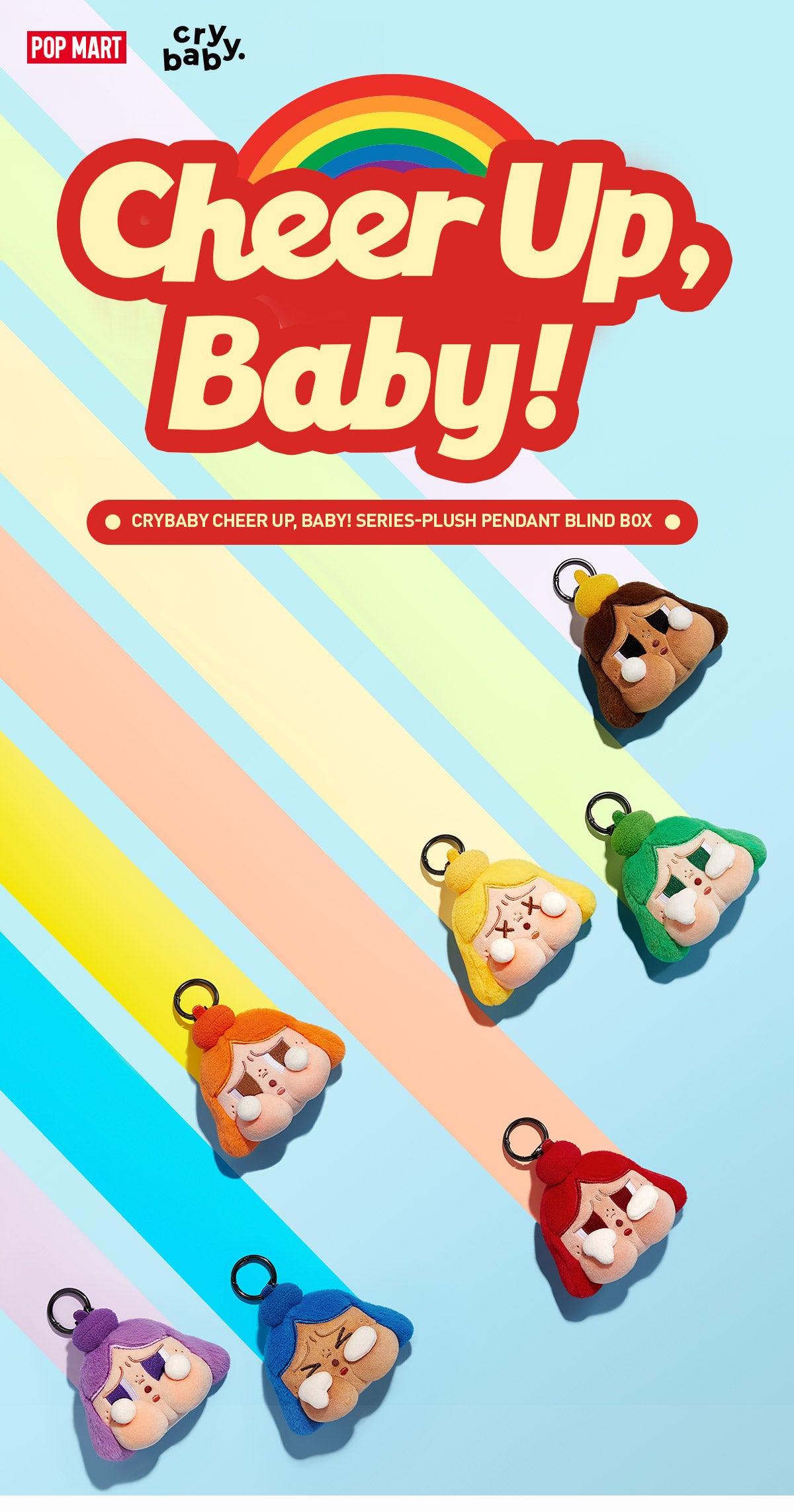  CRYBABY CHEER UP, BABY! SERIES-Plush Pendant Blind Box