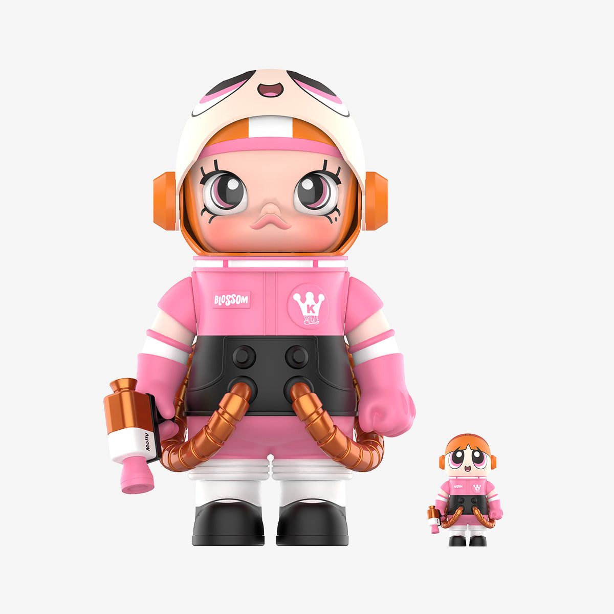  MEGA SPACE MOLLY 400%+100% THE POWERPUFF GIRLS-Blossom