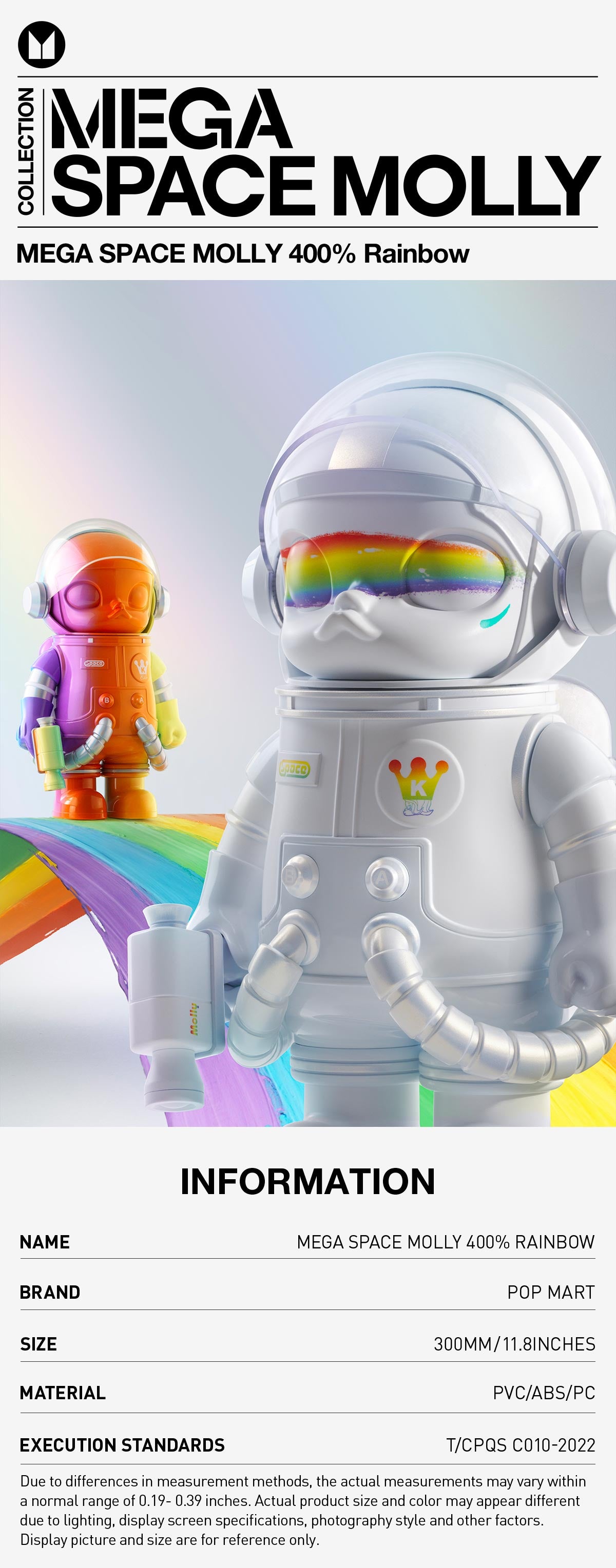  MEGA SPACE MOLLY 400% Rainbow