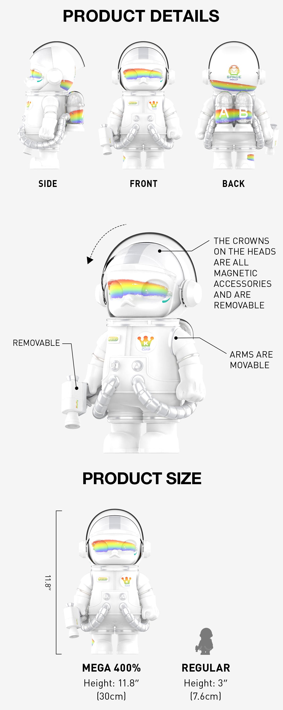  MEGA SPACE MOLLY 400% Rainbow