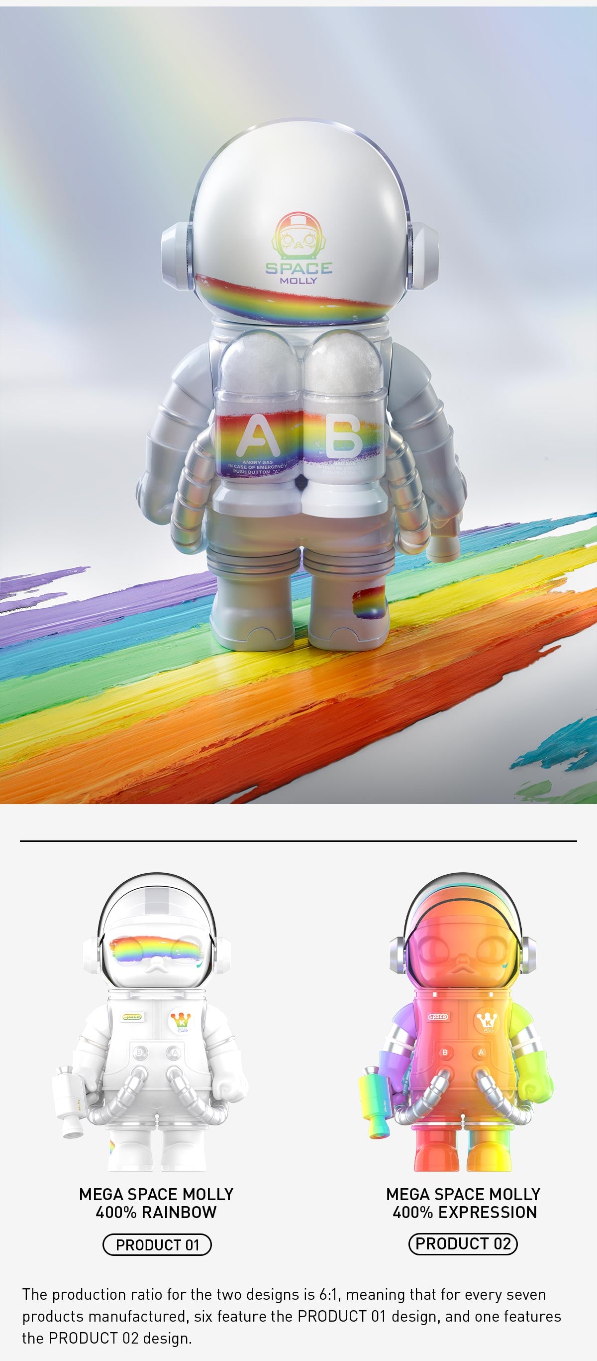 MEGA SPACE MOLLY 400% Rainbow