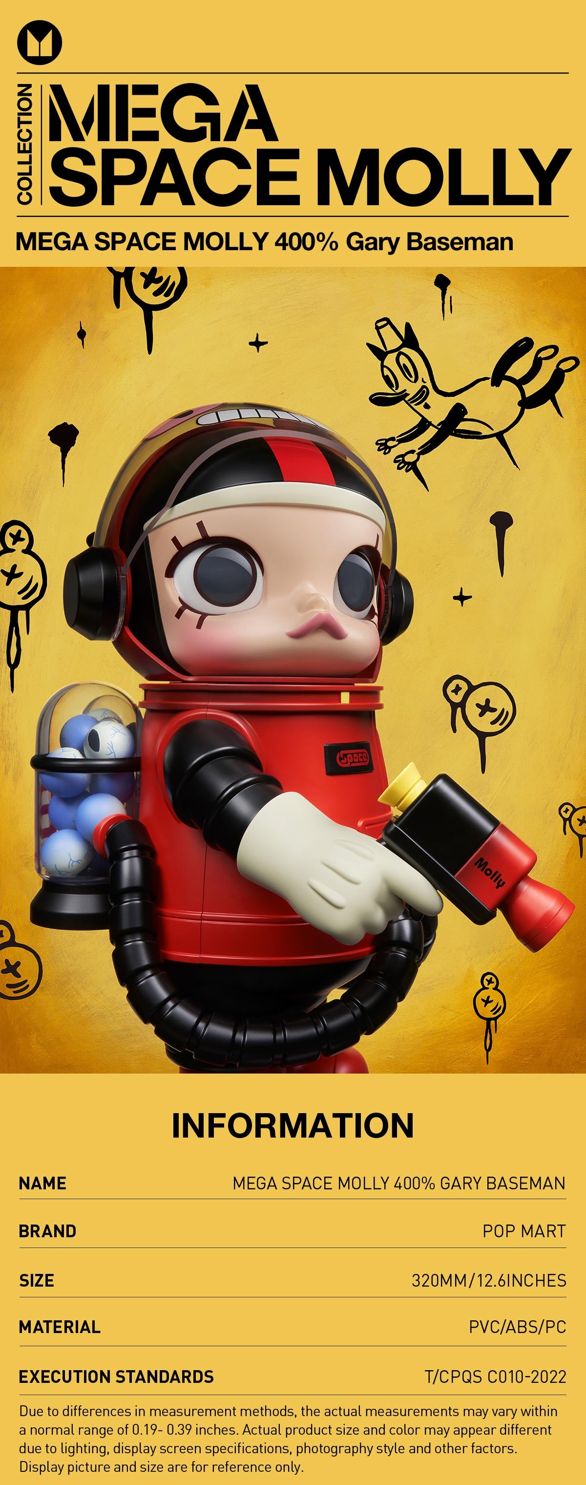  MEGA SPACE MOLLY 400% Gary Baseman