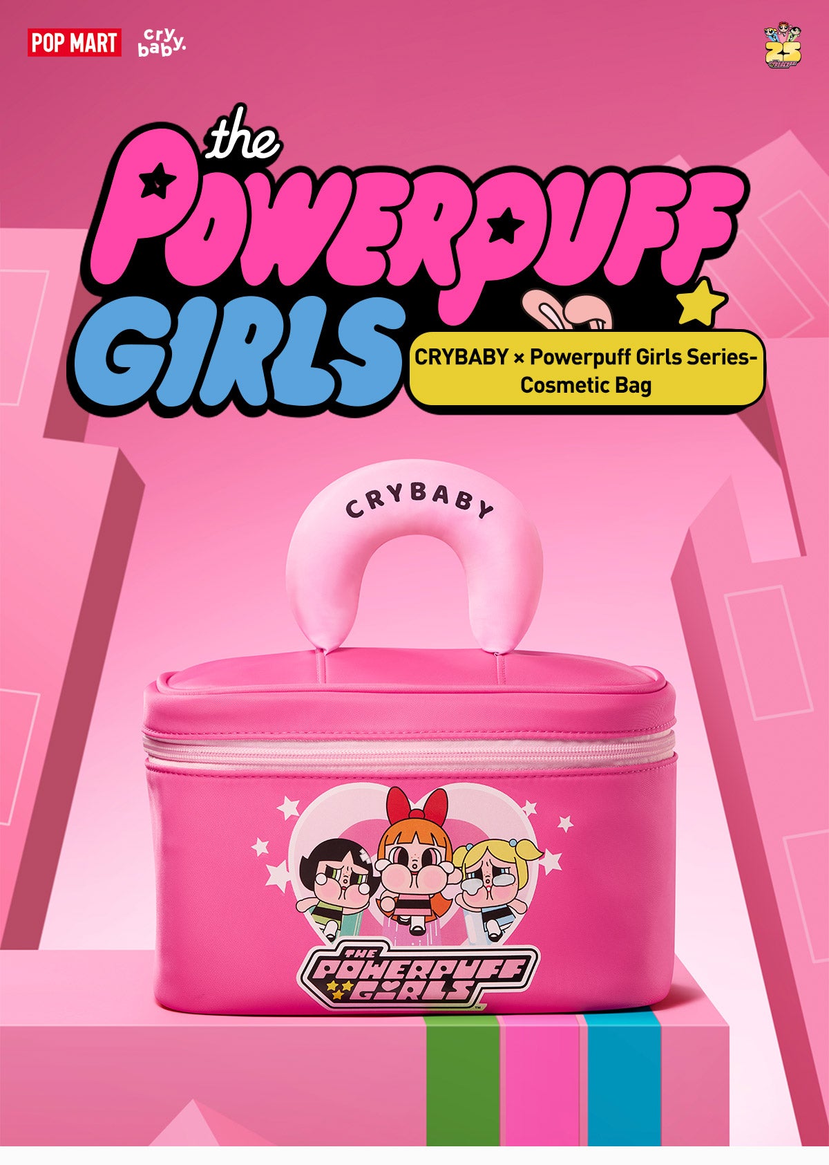  CRYBABY × Powerpuff Girls Series-Cosmetic Bag