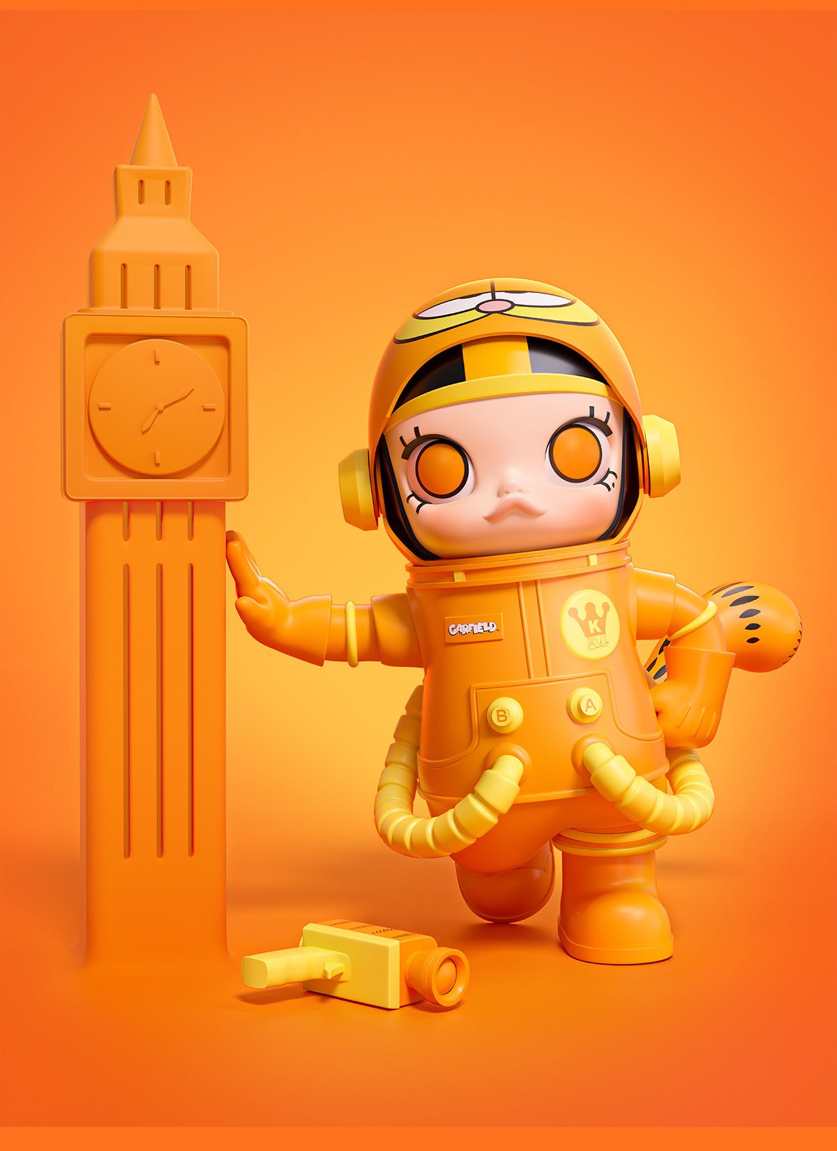  MEGA SPACE MOLLY 400% Garfield