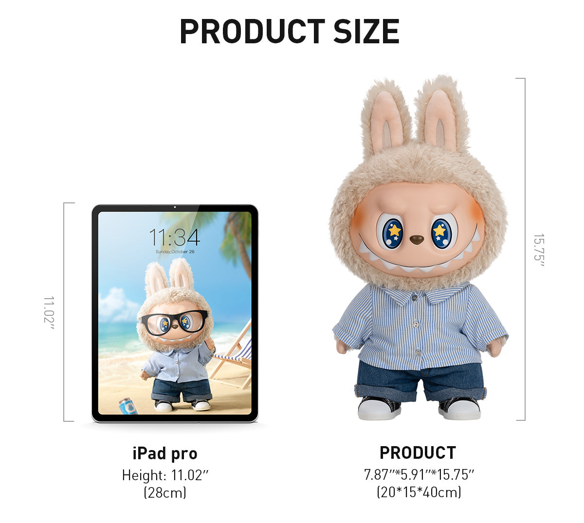  THE MONSTERS - FLIP WITH ME Vinyl Plush Doll