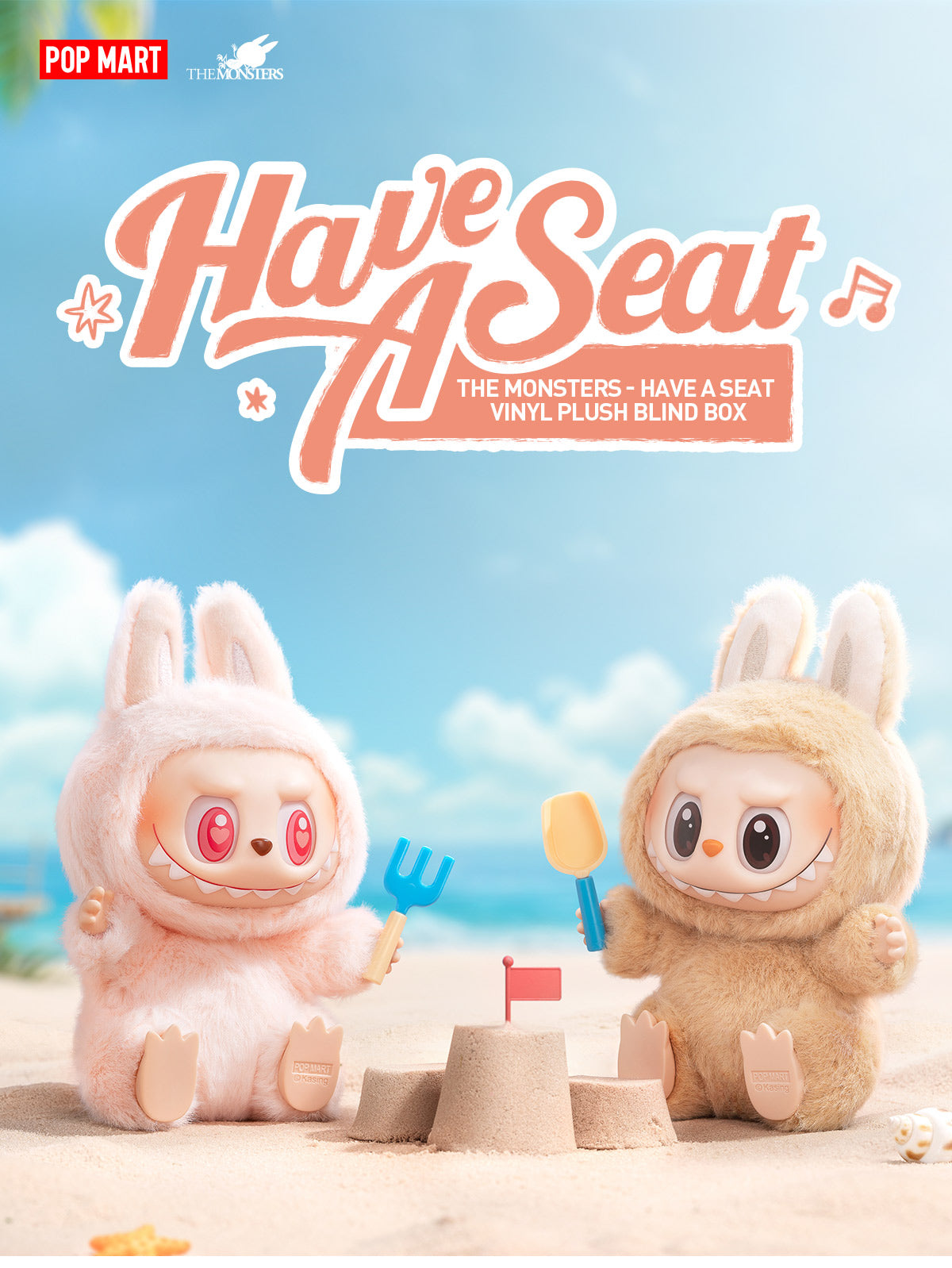  THE MONSTERS - Have A Seat Vinyl Plush Blind Box