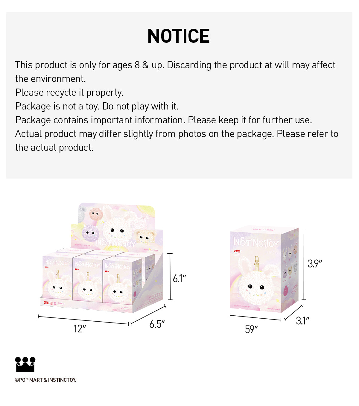  INSTINCTOY Fantasy World Series-Plush Blind Box