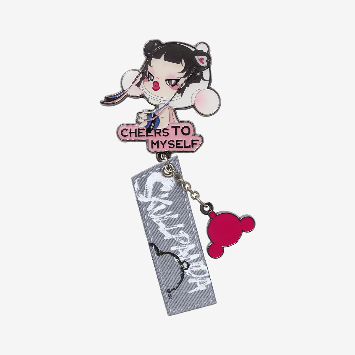  SKULLPANDA CHEERS TO MYSELF SERIES-Badge Pendant Blind Box