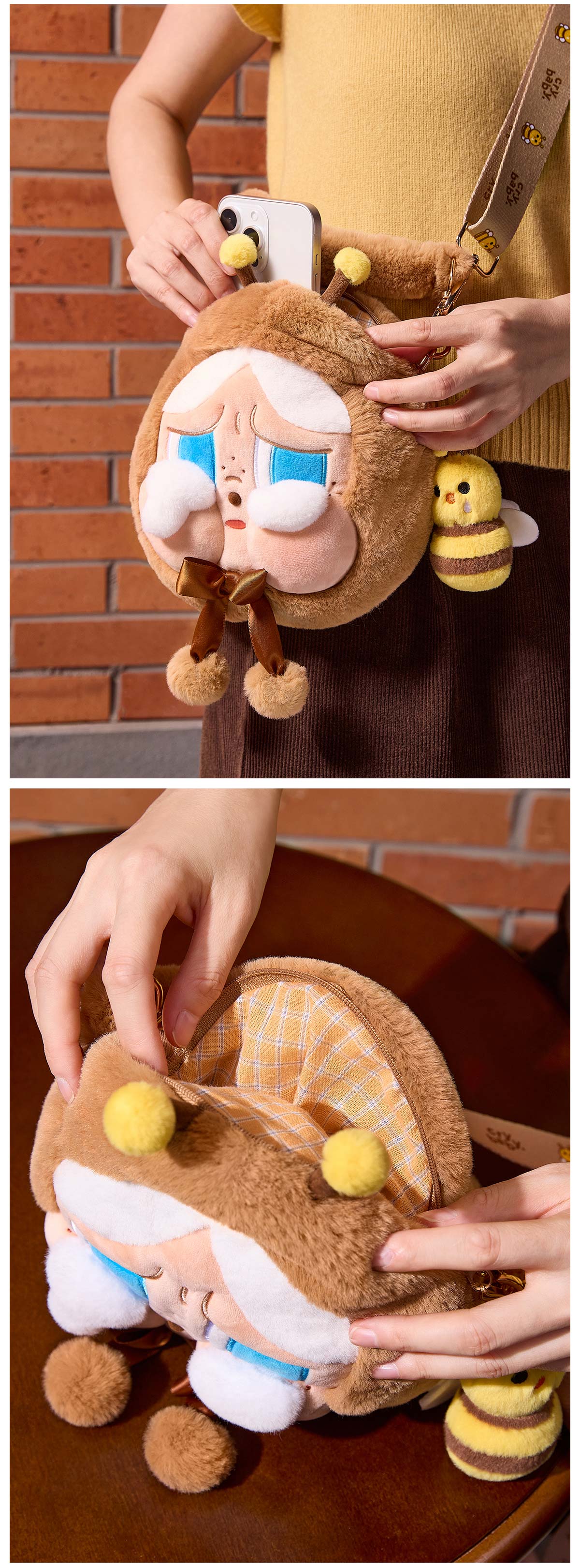  CRYBABY Crying Again Series-Big Head Bag(I'll Bring You A Flower)