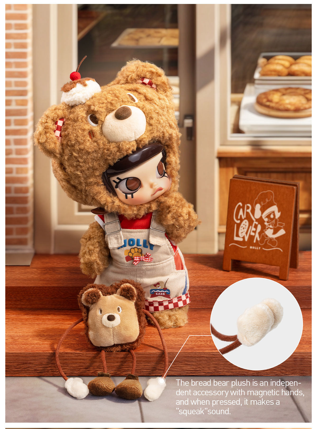  MOLLY Bear Bread 1/8 Action Figure