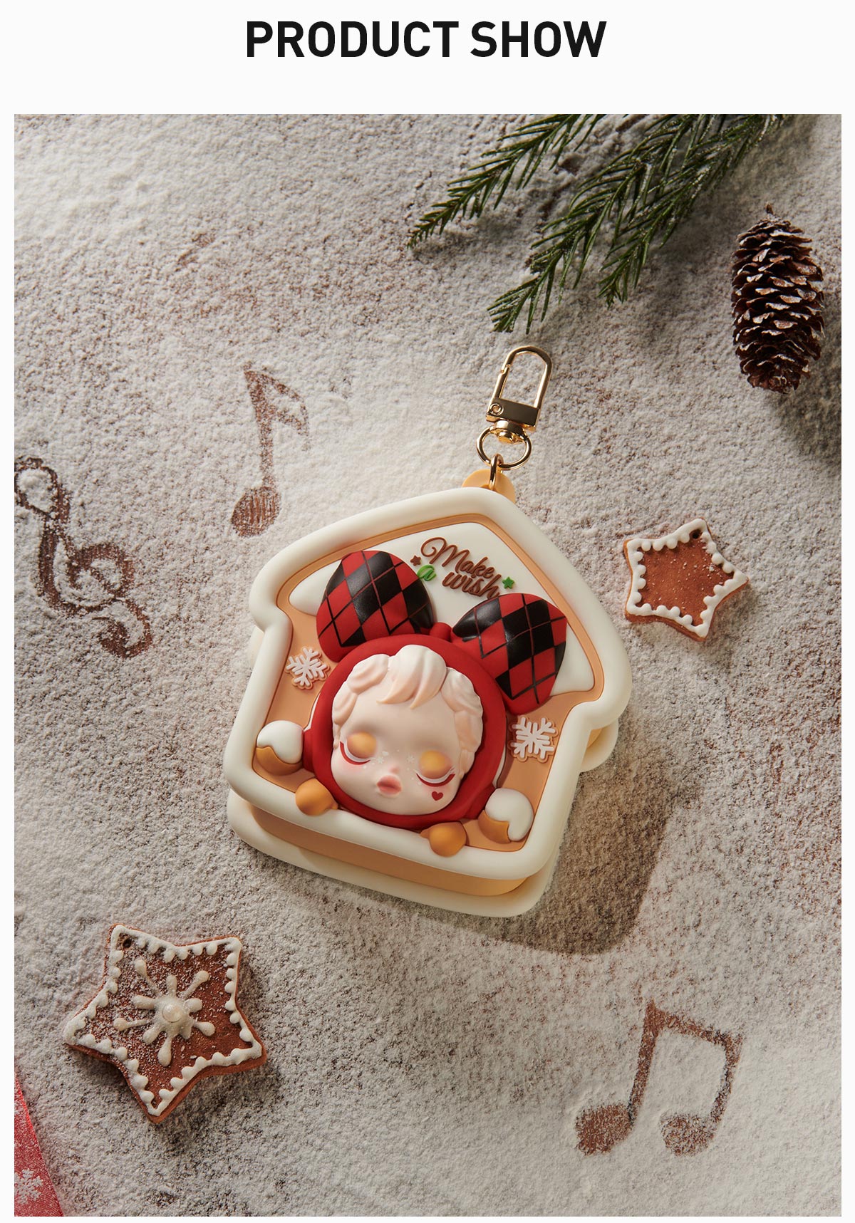  SKULLPANDA Tell Me What You Want Series-Earphone Case