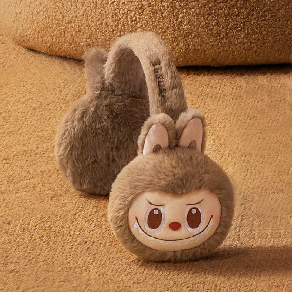 Warm Fluffy Holiday Series- LABUBU Plush Earmuffs
