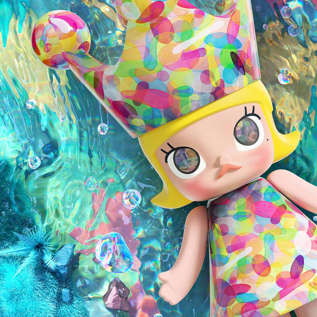  MEGA ROYAL MOLLY 1000% Huang Yuxing-Bubbles