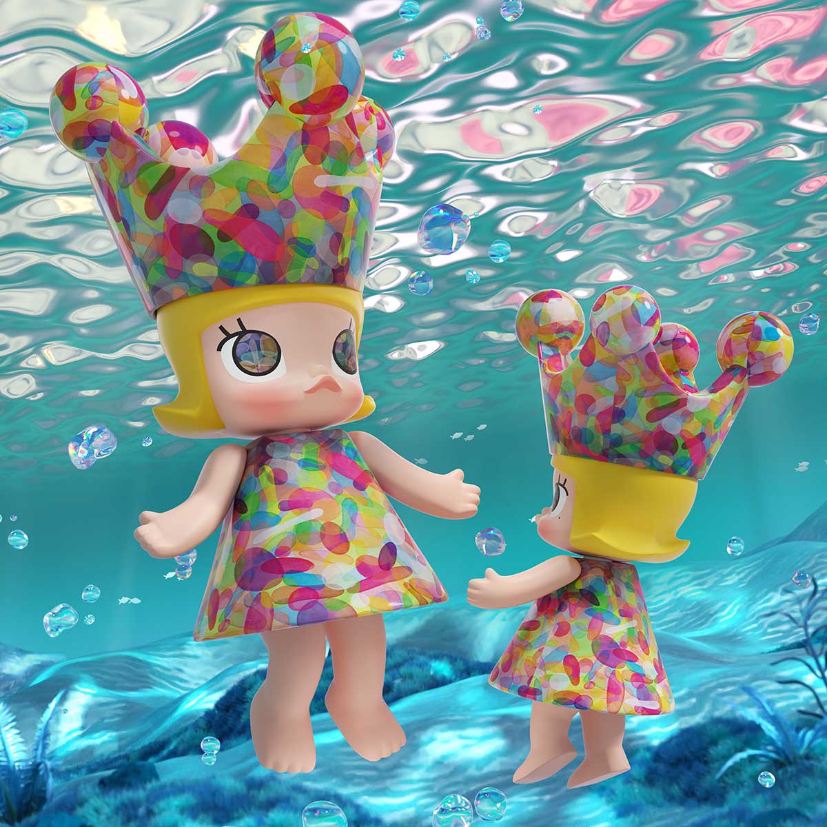  MEGA ROYAL MOLLY 1000% Huang Yuxing-Bubbles