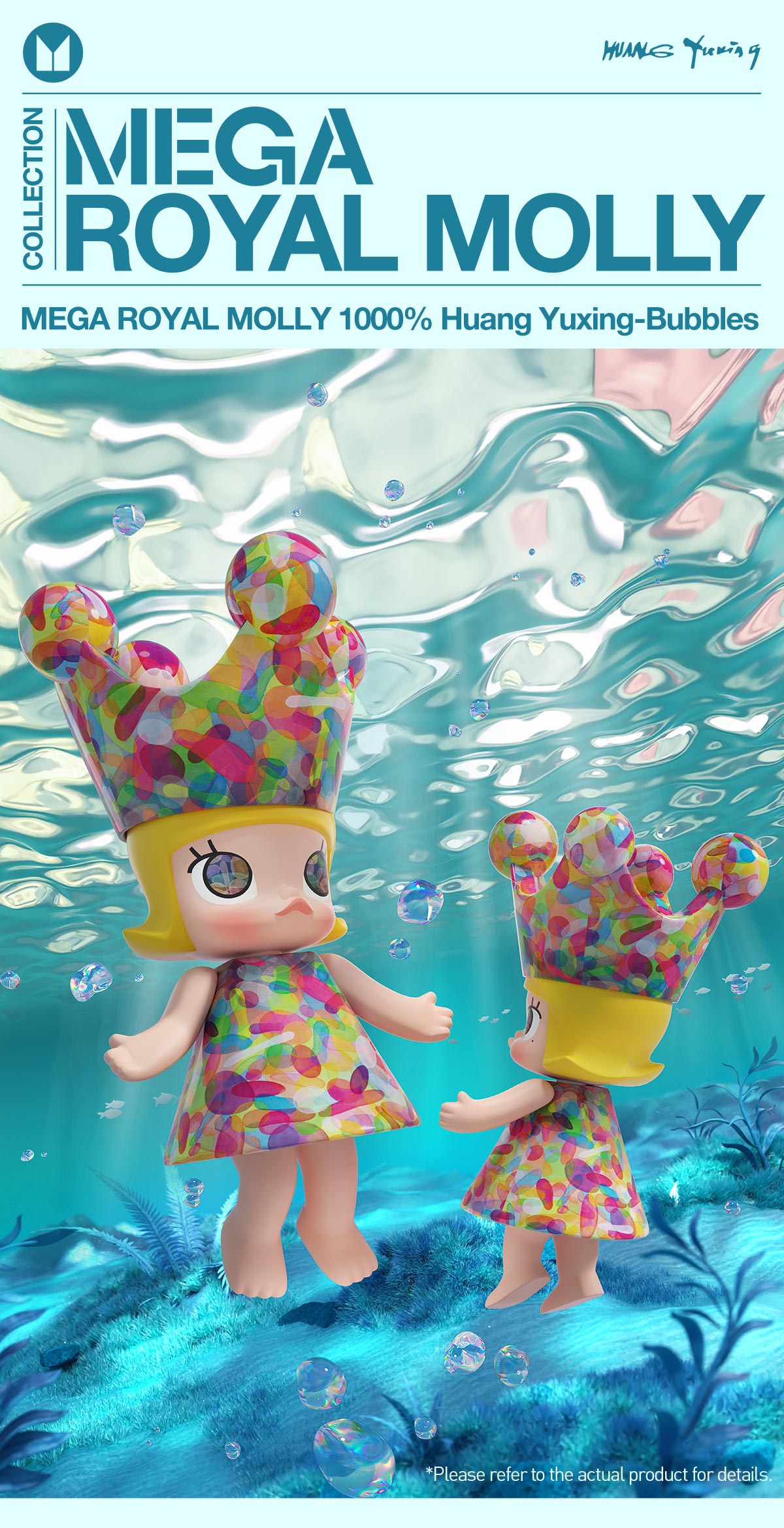  MEGA ROYAL MOLLY 1000% Huang Yuxing-Bubbles