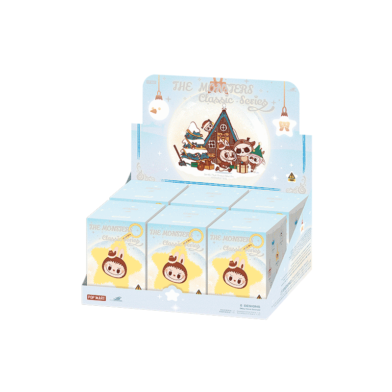  THE MONSTERS Classic Series-Sparkly Plush Pendant Blind Box