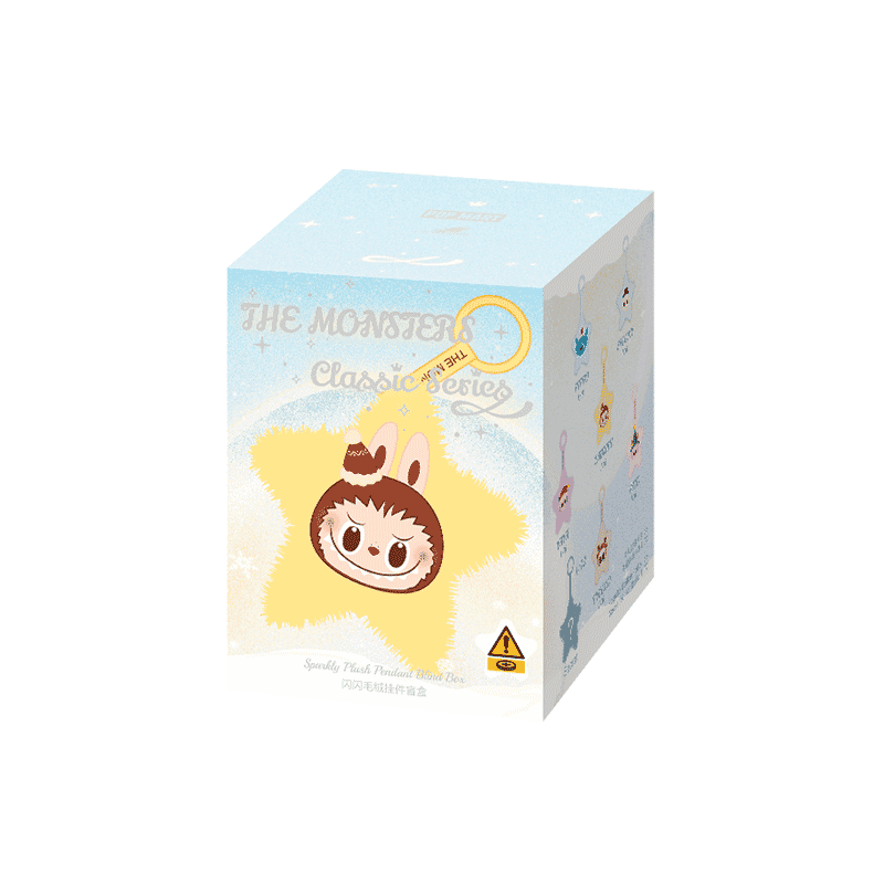  THE MONSTERS Classic Series-Sparkly Plush Pendant Blind Box