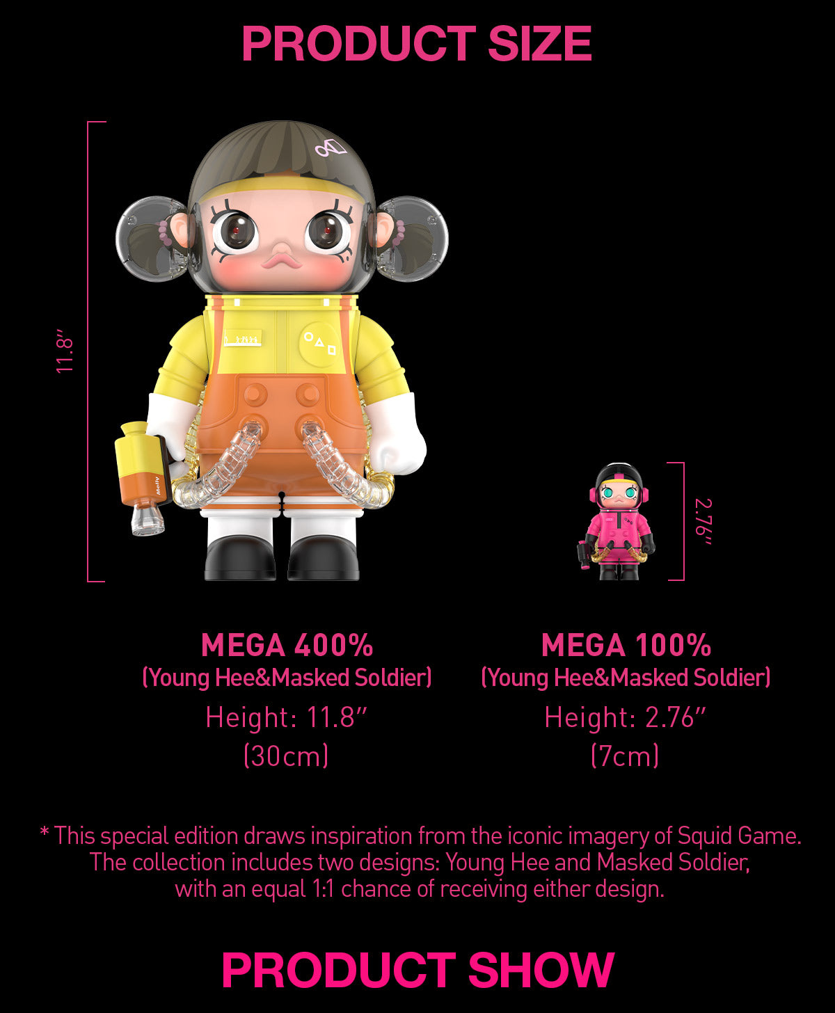  MEGA SPACE MOLLY 400%+100% Squid Game