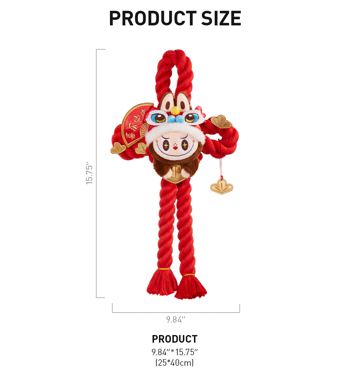  Wealthy Snake's New Year Celebration Series-LABUBU Plush Door Decoration