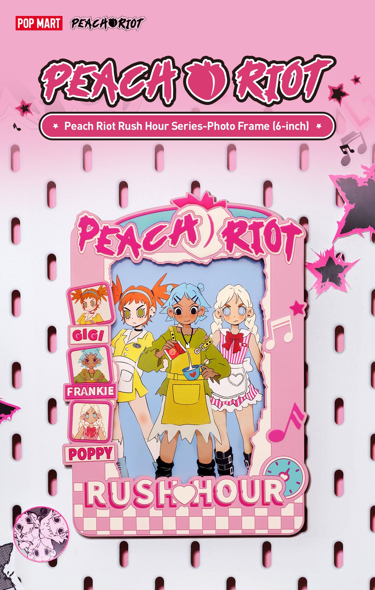  Peach Riot Rush Hour Series-Photo Frame (6-inch)