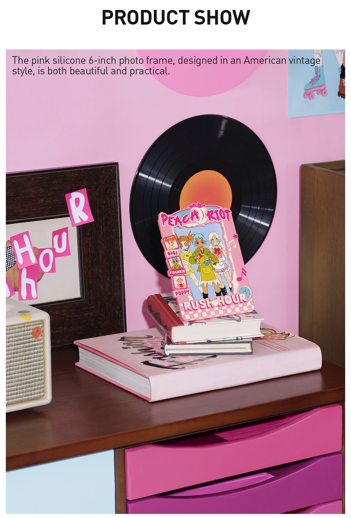  Peach Riot Rush Hour Series-Photo Frame (6-inch)