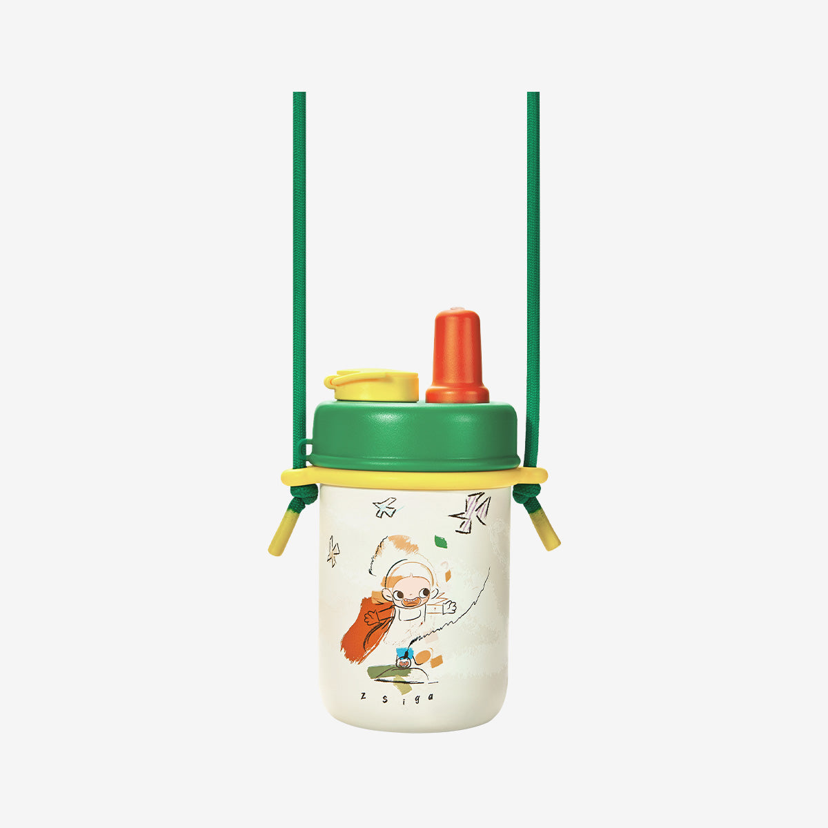  Zsiga Borderline Drifter Series-Portable Insulated Straw Cup