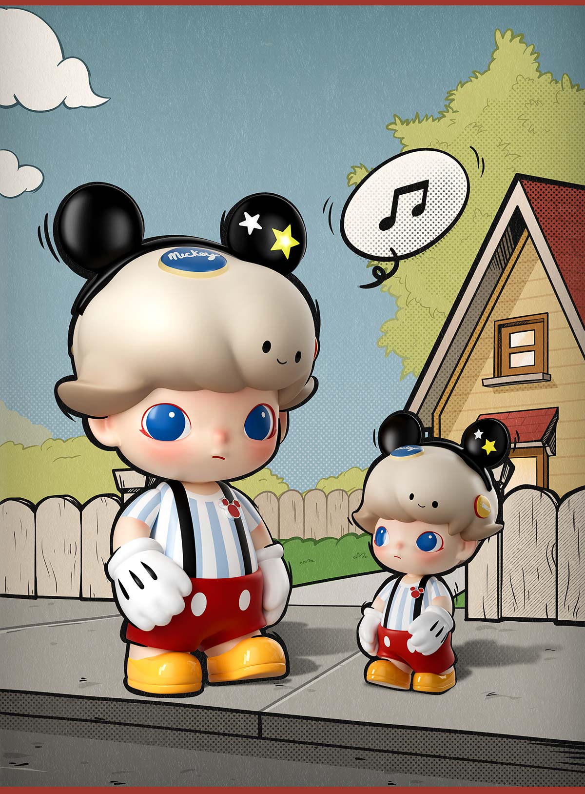  MEGA JUST DIMOO 1000% Mickey Mouse
