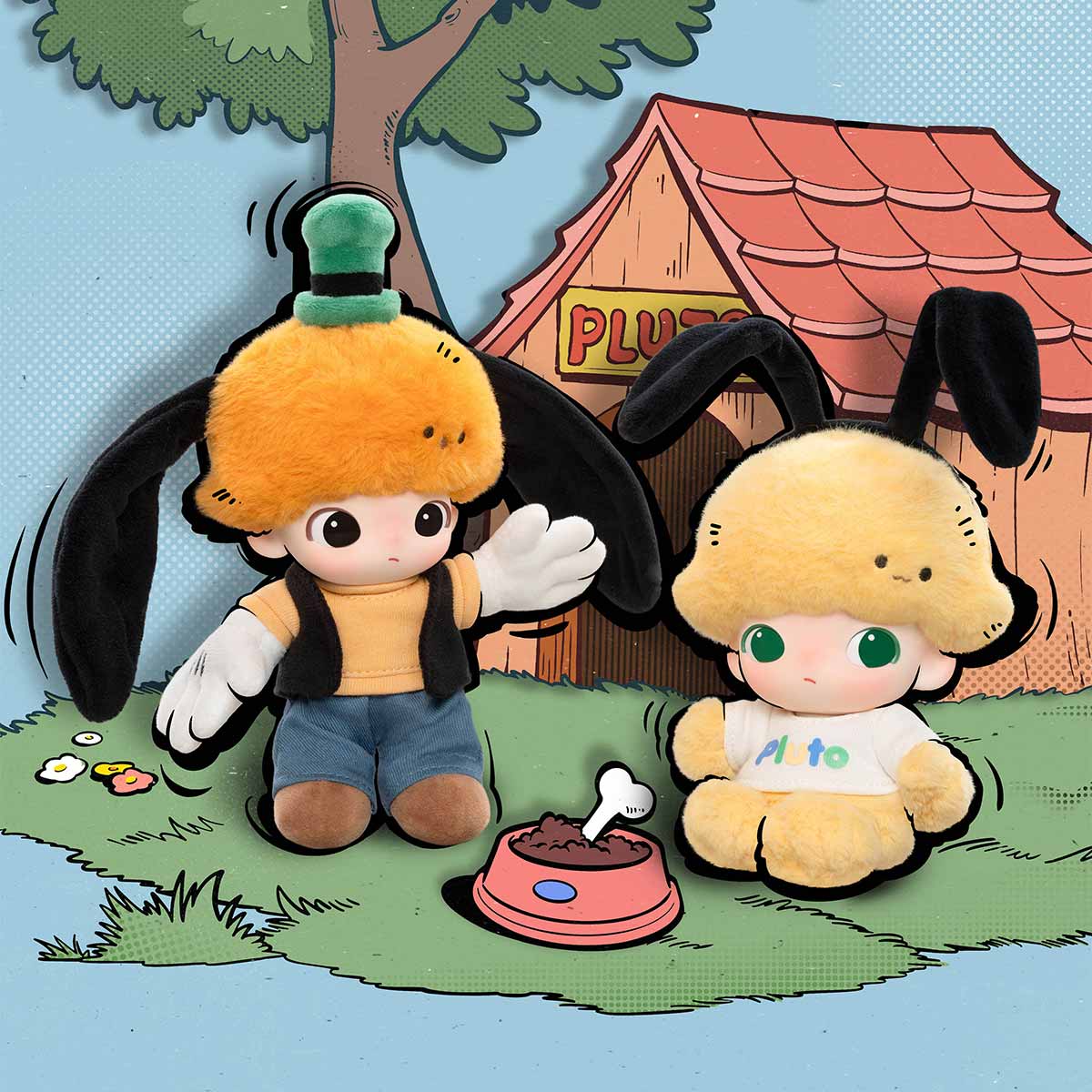 DIMOO WORLD × DISNEY Series-Vinyl Plush Keychain Blind Box