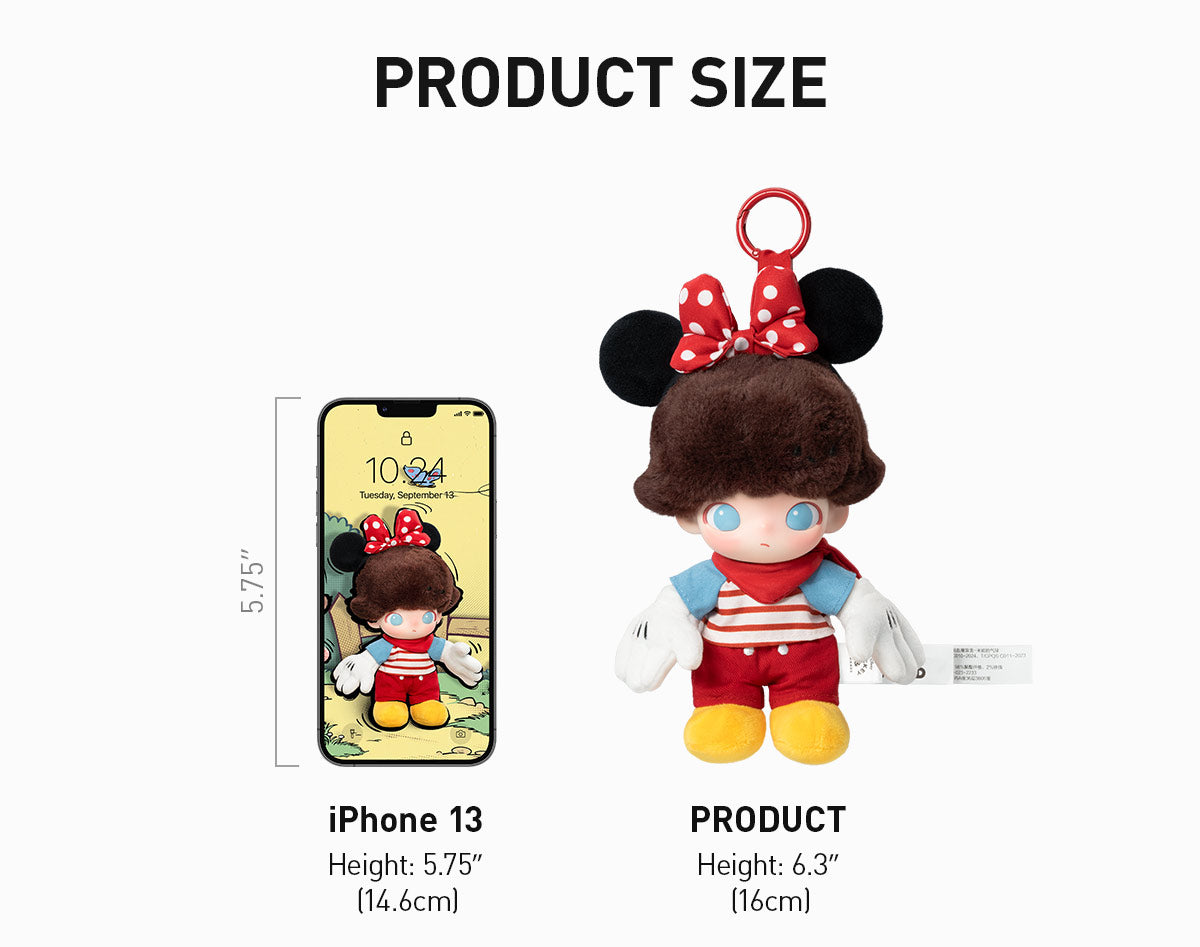  DIMOO WORLD × DISNEY Series-Vinyl Plush Keychain Blind Box