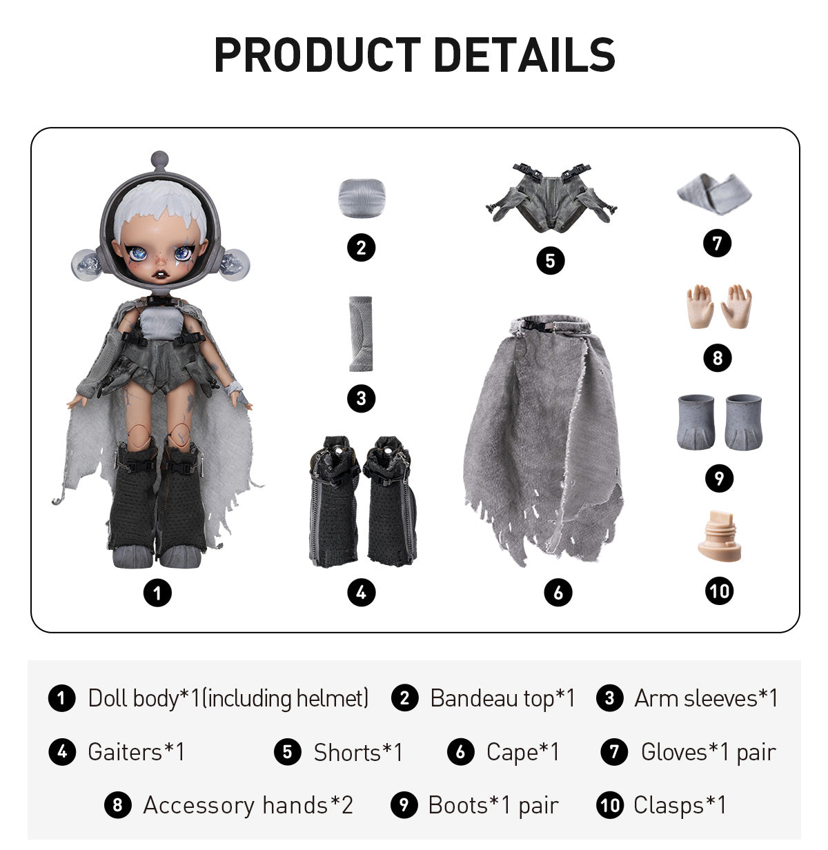  SKULLPANDA × HAMCUS 1/6 Action Figure
