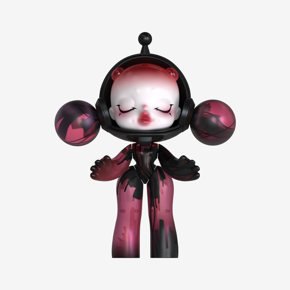  MEGA α SKULLPANDA 400% Red Crystal