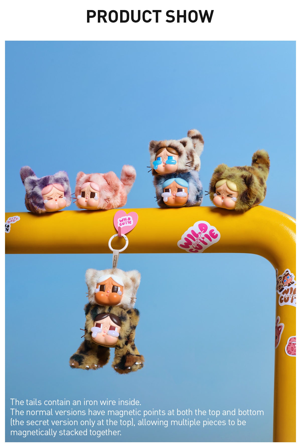  CRYBABY Wild But Cutie Series - Vinyl Plush Pendant Blind Box