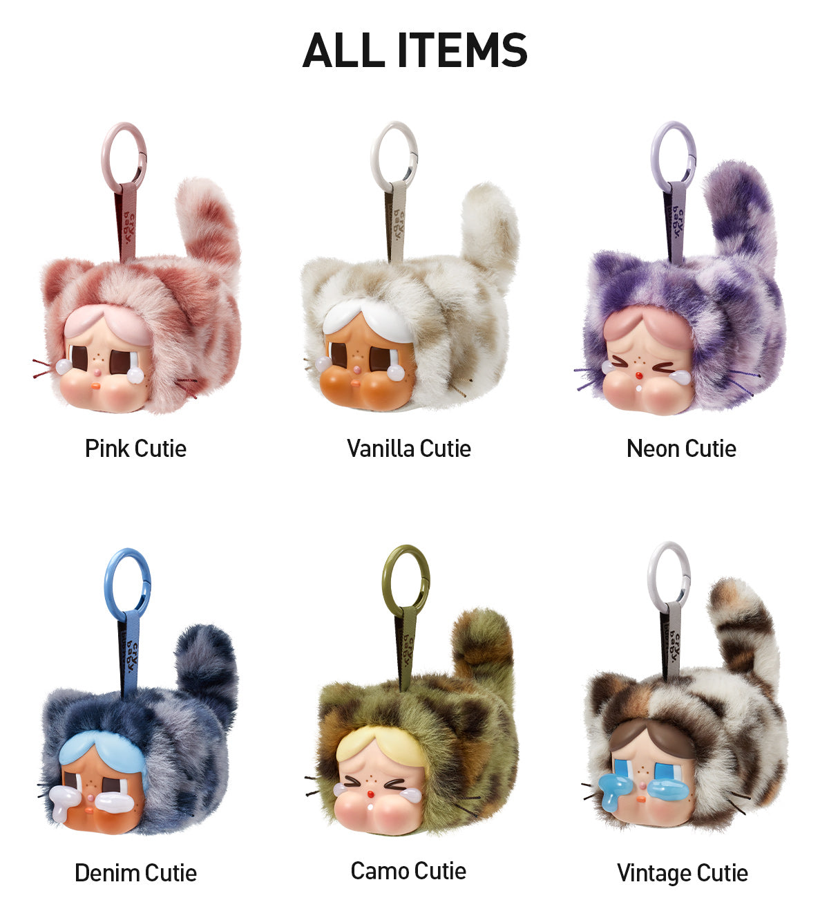  CRYBABY Wild But Cutie Series - Vinyl Plush Pendant Blind Box
