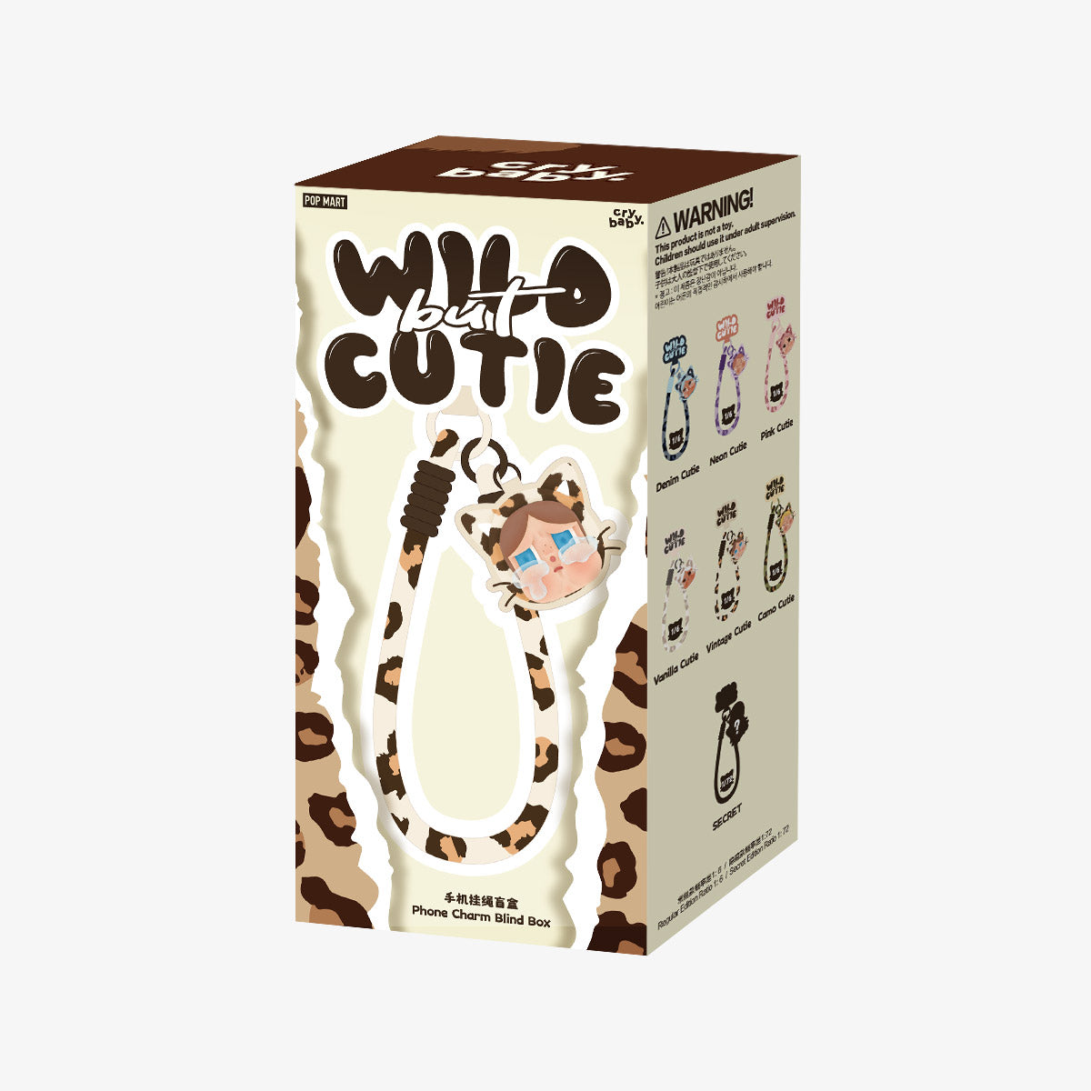  CRYBABY Wild But Cutie Series-Phone Charm Blind Box