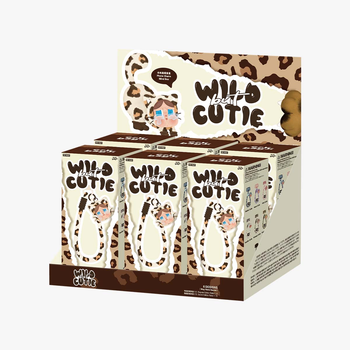 CRYBABY Wild But Cutie Series-Phone Charm Blind Box