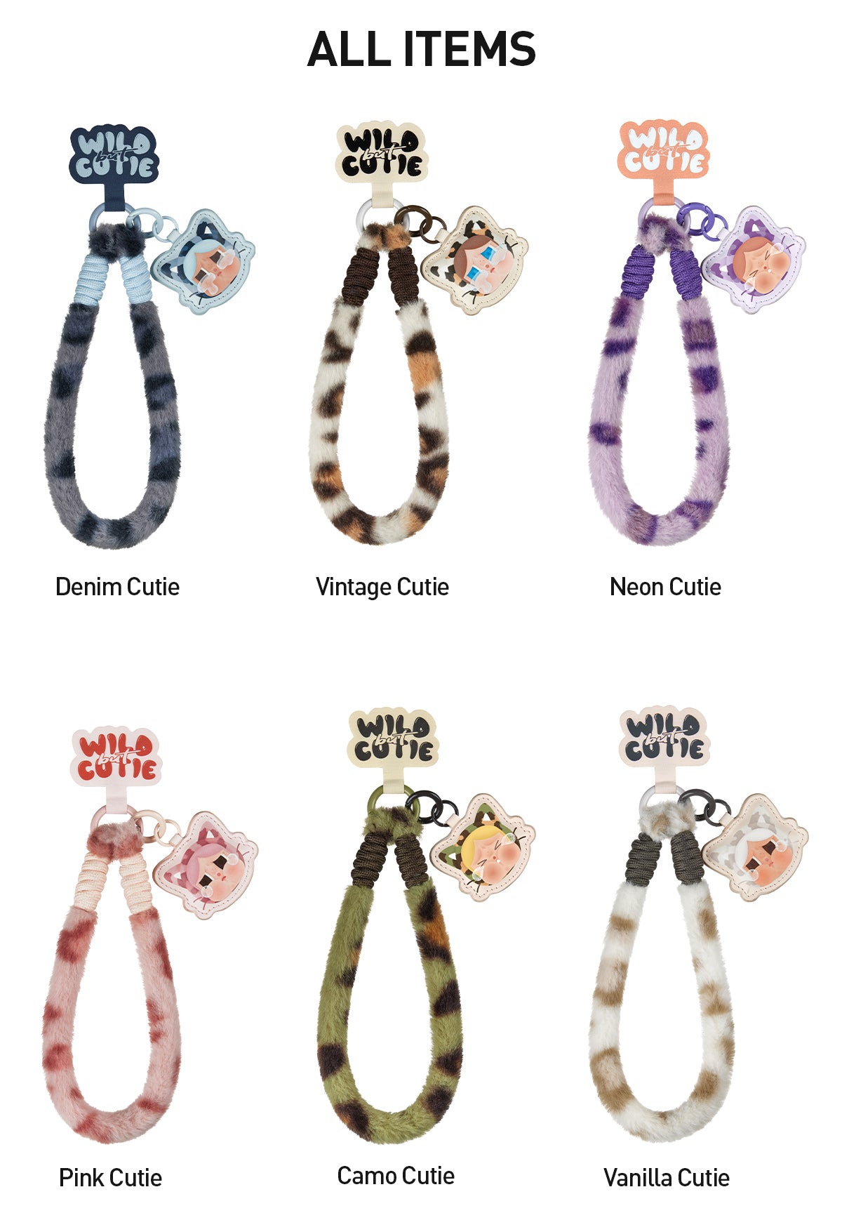  CRYBABY Wild But Cutie Series-Phone Charm Blind Box