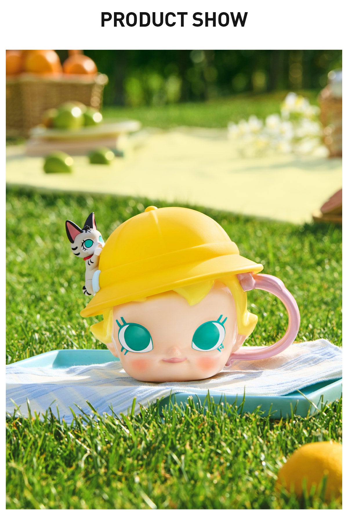  Baby Molly & Baby Tabby Series-Big Head Ceramic Cup