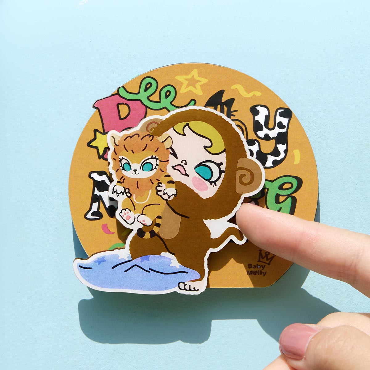  Baby Molly & Baby Tabby Series-Fridge Magnet Blind Box
