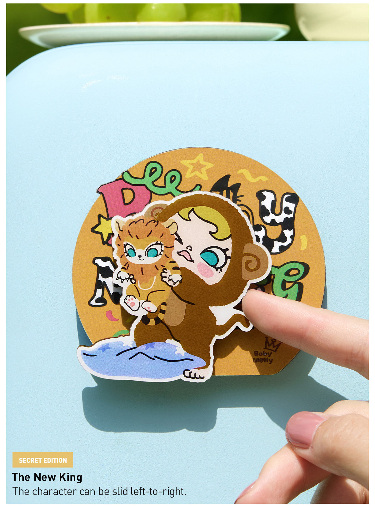  Baby Molly & Baby Tabby Series-Fridge Magnet Blind Box