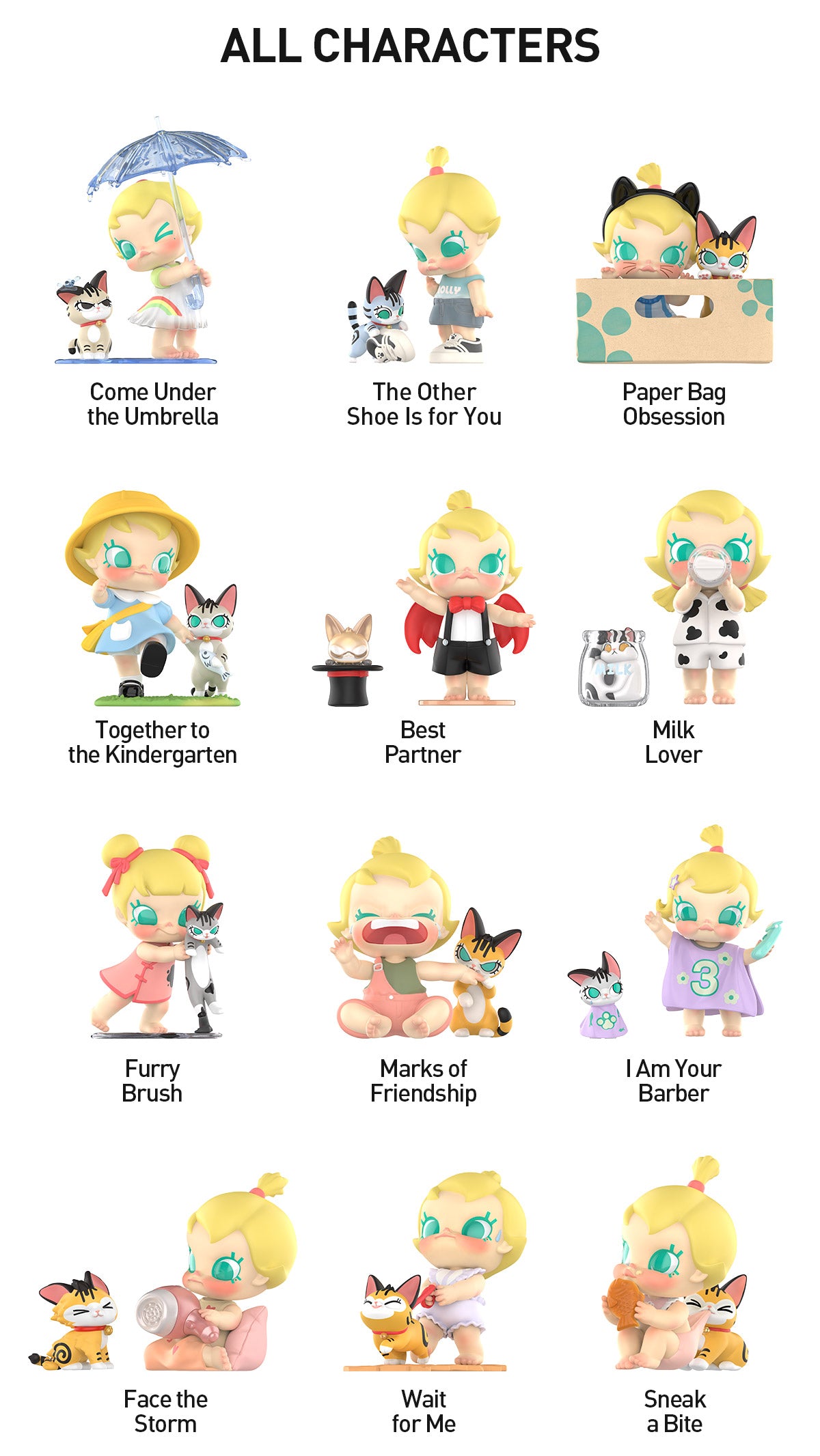  Baby Molly & Baby Tabby Series Figures