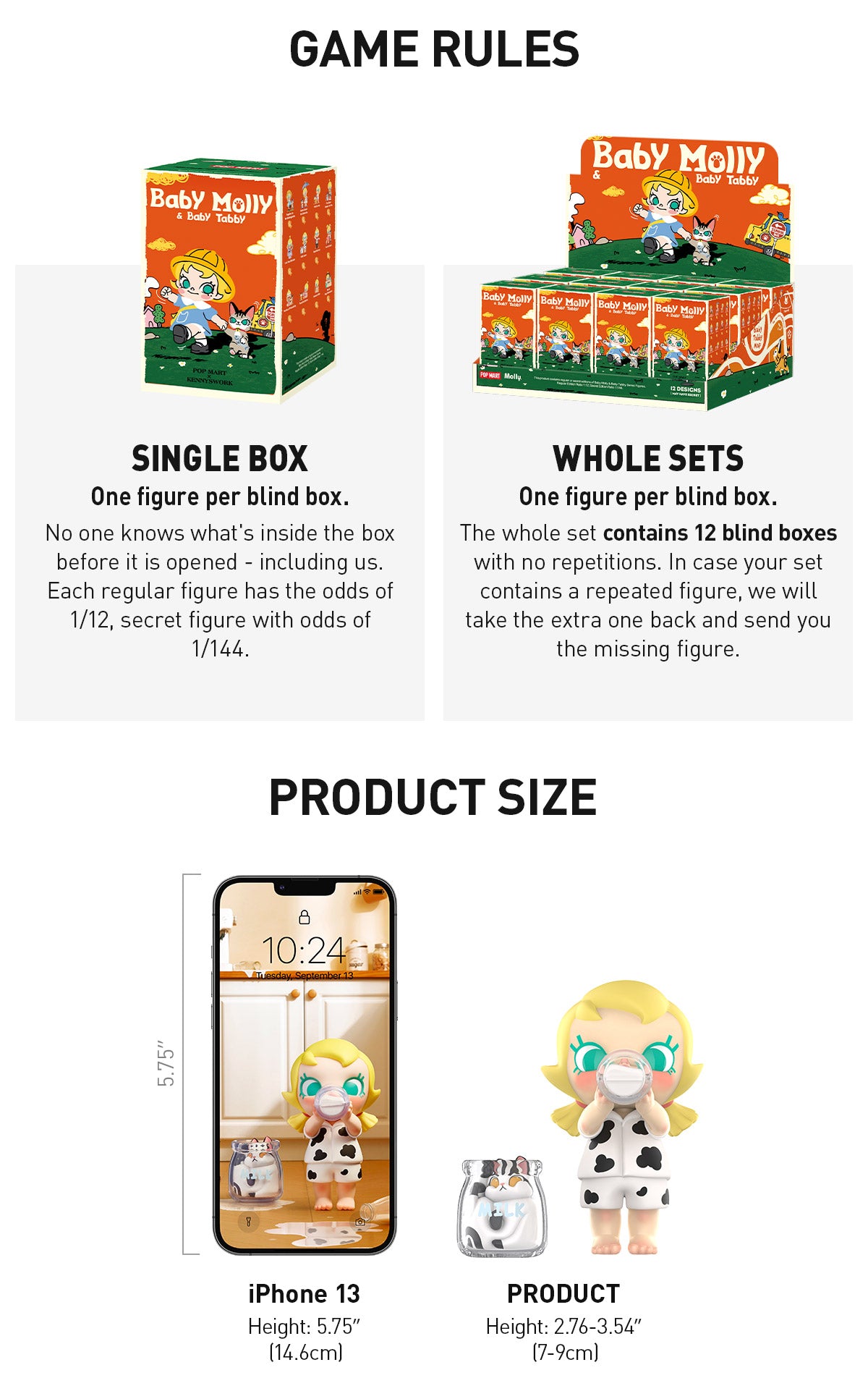  Baby Molly & Baby Tabby Series Figures
