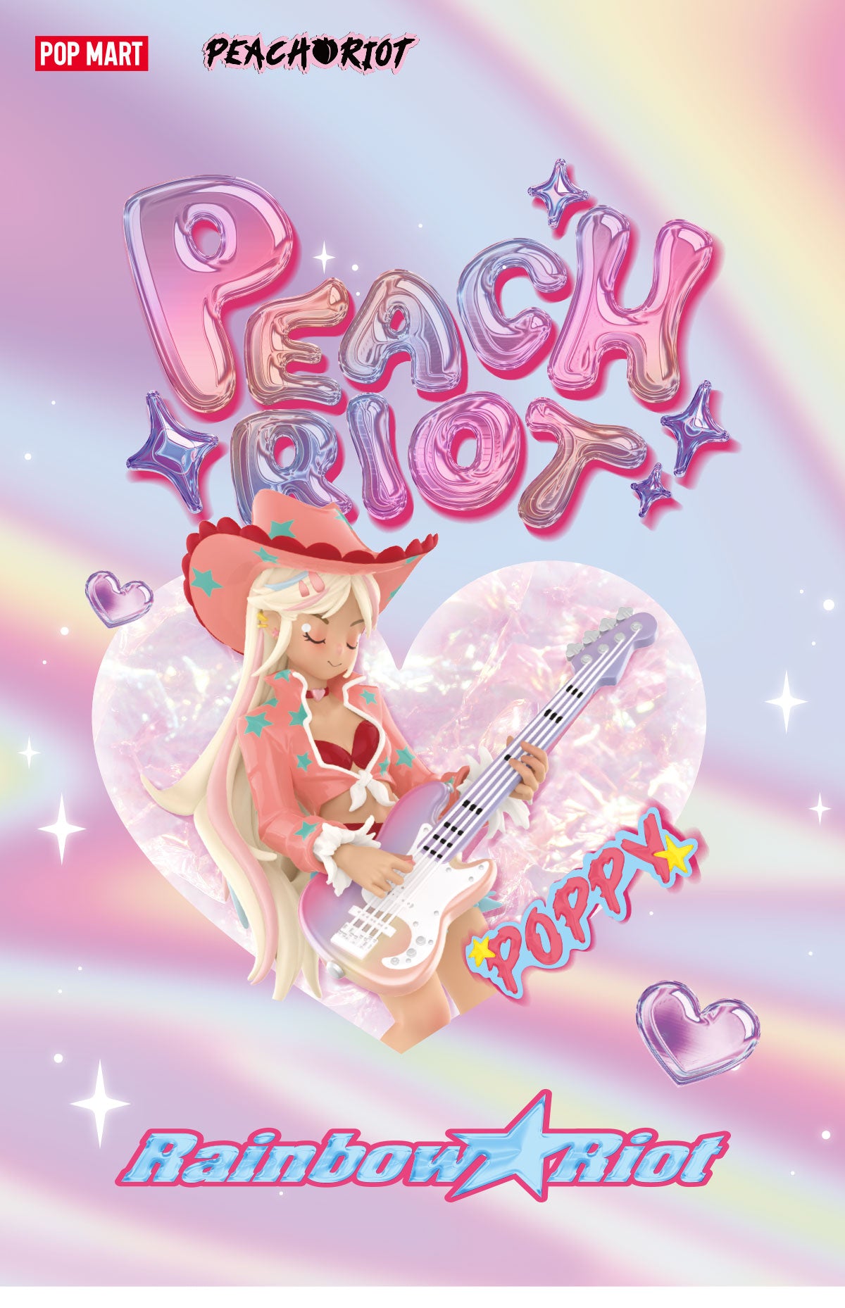  Peach Riot Rainbow Riot Figurine-Poppy