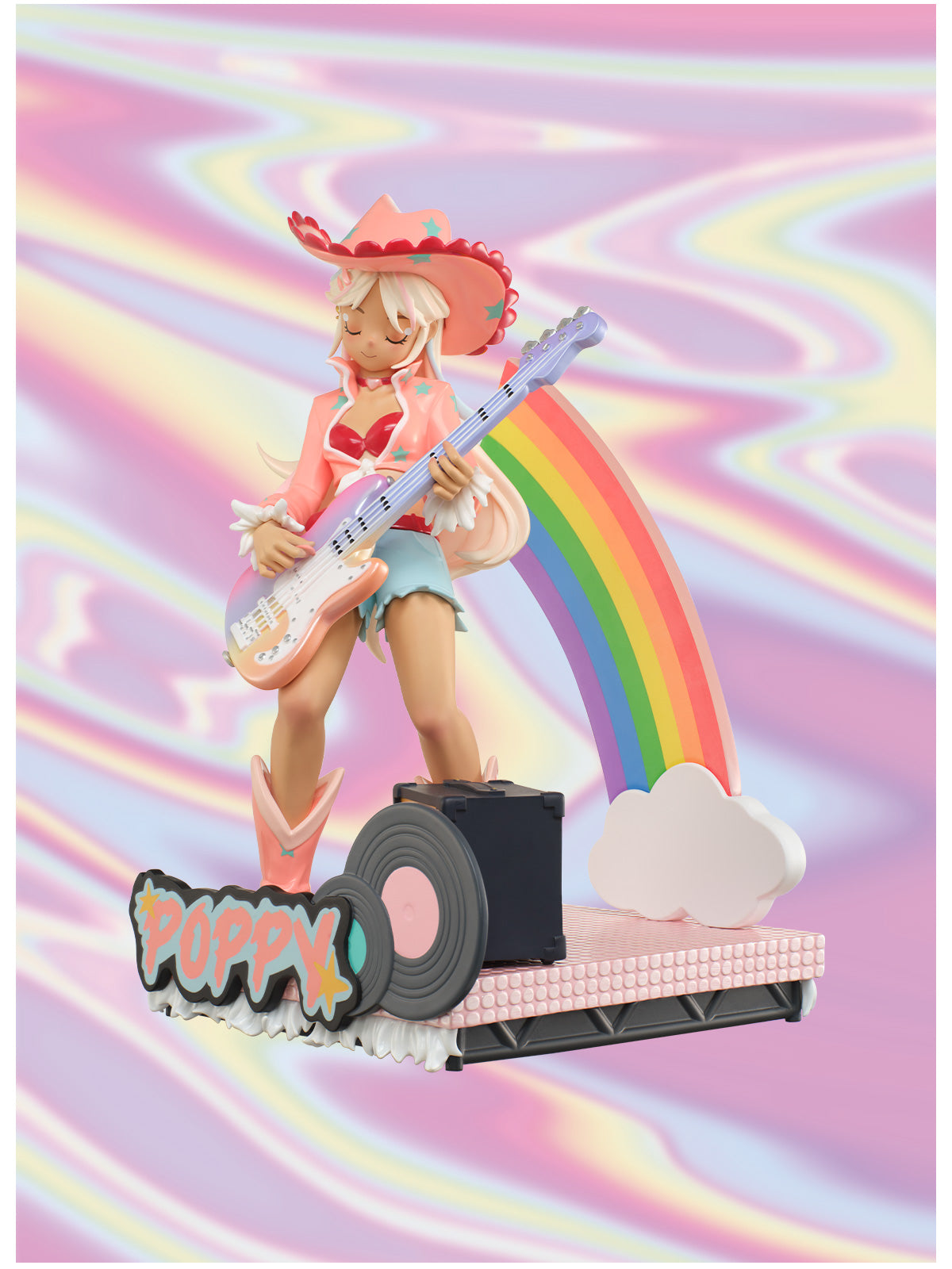  Peach Riot Rainbow Riot Figurine-Poppy