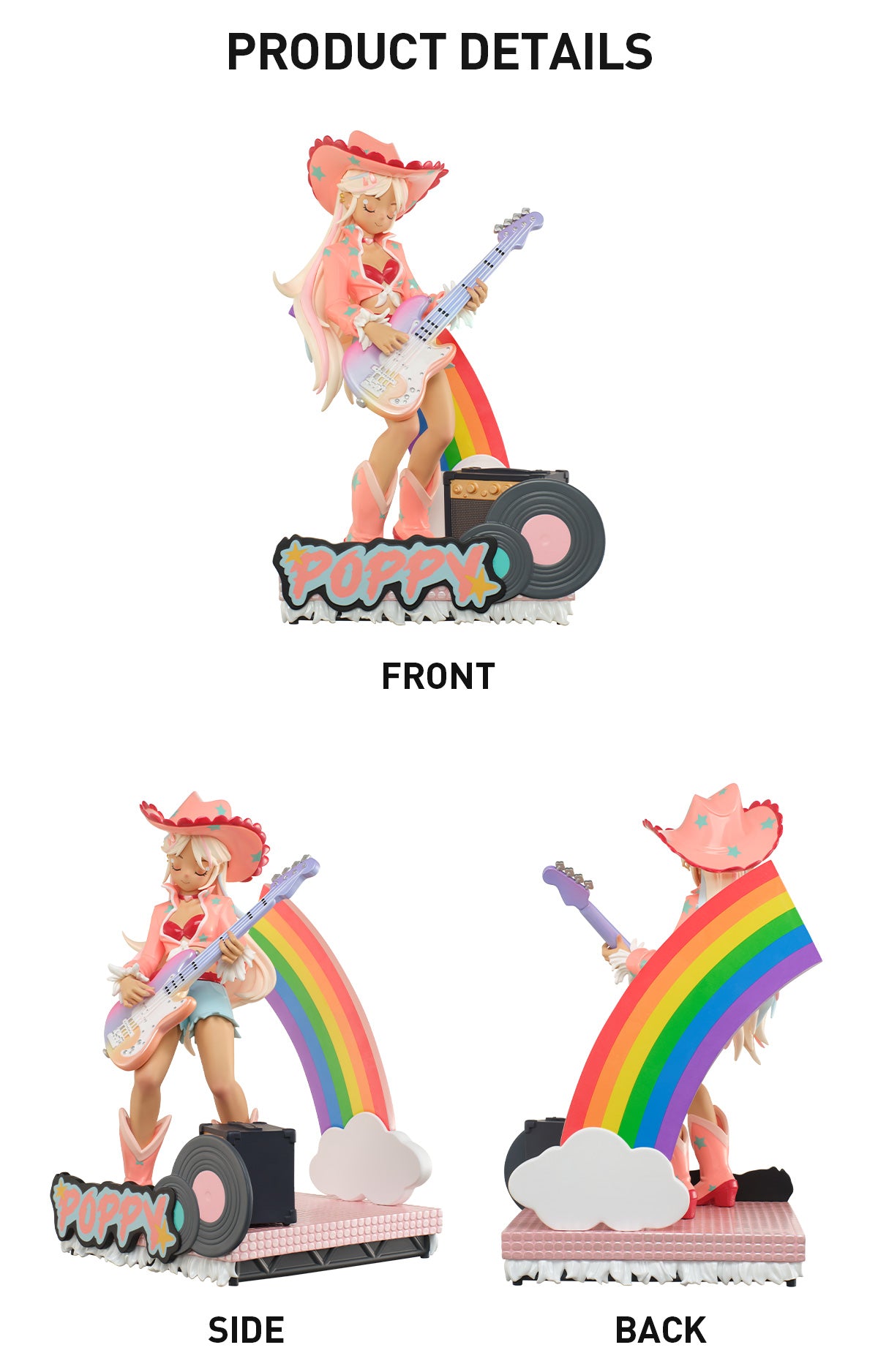  Peach Riot Rainbow Riot Figurine-Poppy