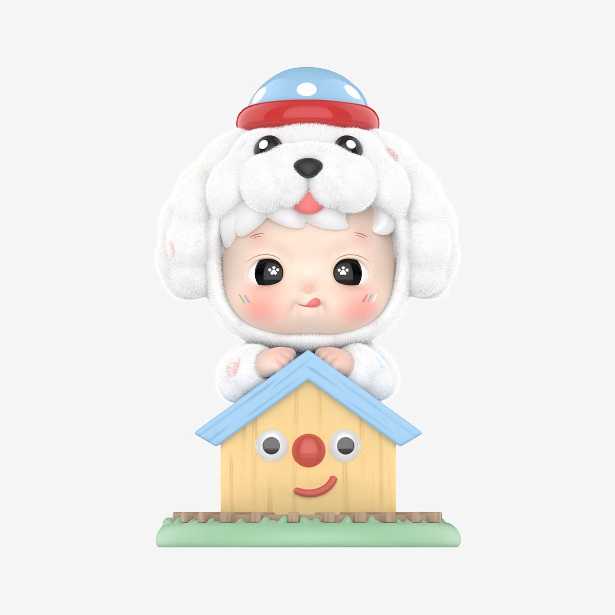  HACIPUPU Fluffy Puppy Figure